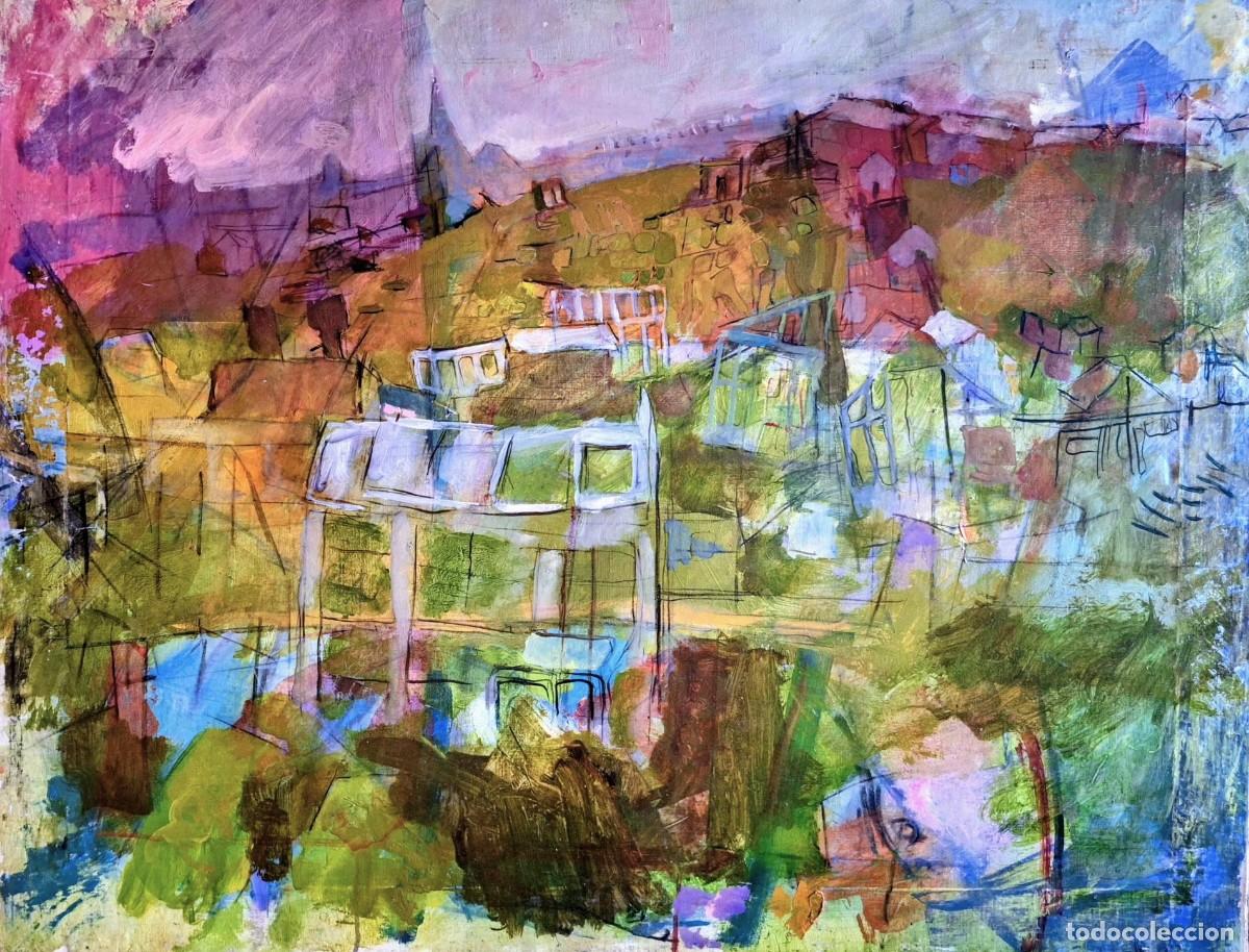 Art: PINTURA &Oacute;LEO PAISAJE URBANO.