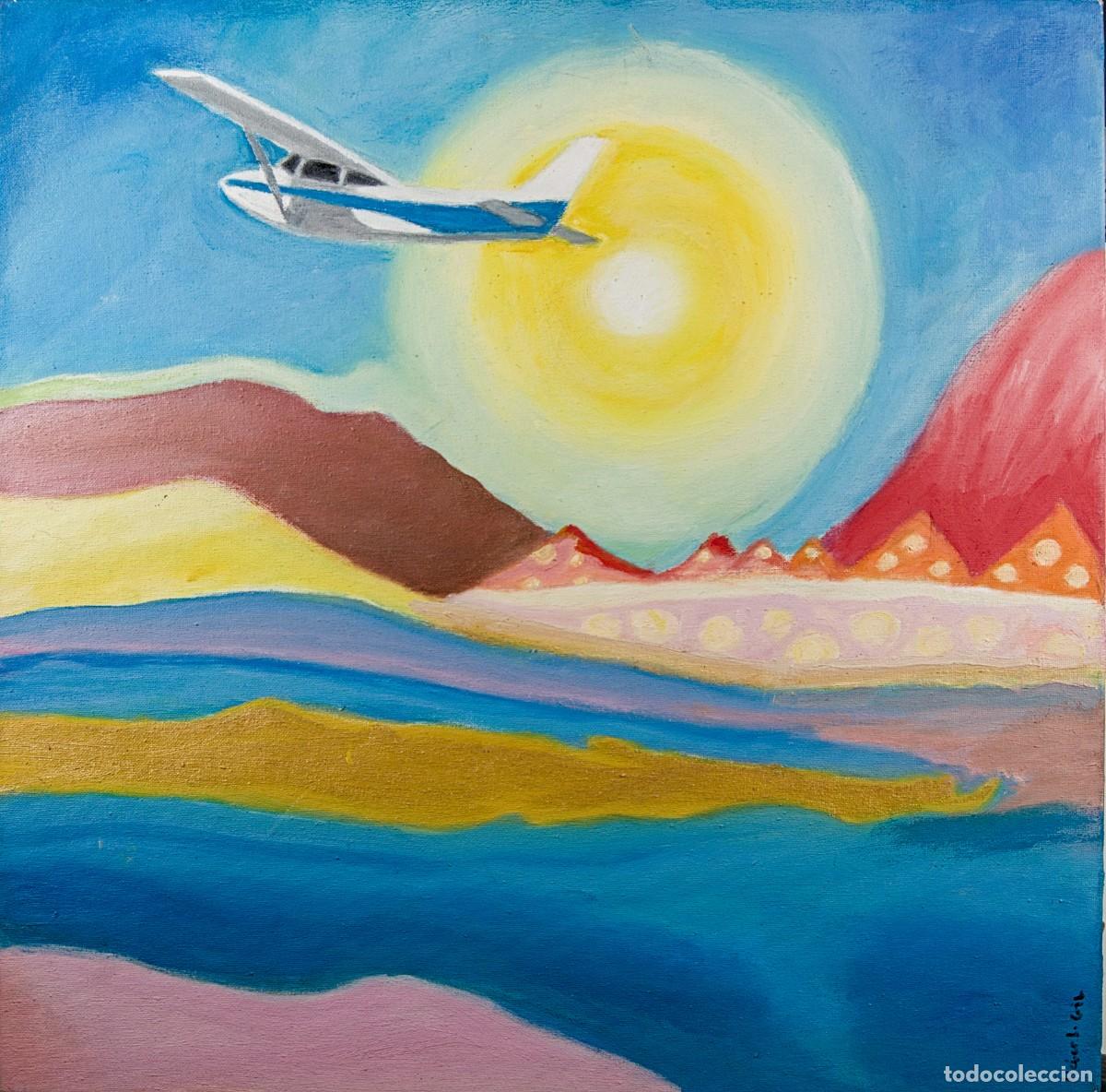 Arte: HEBER LUIS GIL AMEIJEIRAS - &Oacute;LEO ORIGINAL SOBRE LIENZO - PAISAJE ON&Iacute;RICO - ESTILO NEOFAUVISMO