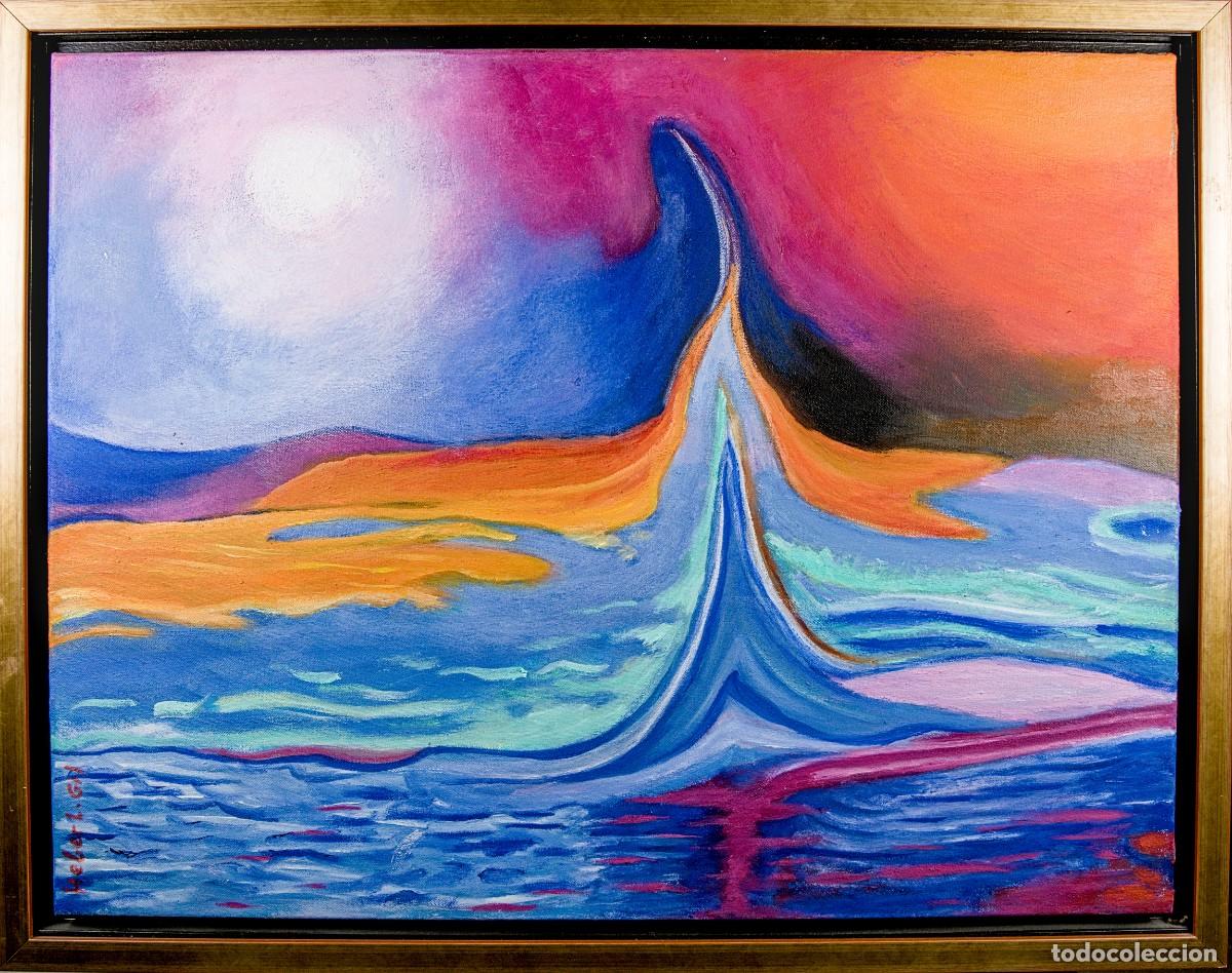 Arte: HEBER LUIS GIL AMEIJEIRAS - &Oacute;LEO ORIGINAL &rdquo;ANOMAL&Iacute;A EN EL MAR DEL JAP&Oacute;N&rdquo; (2015) - ESTILO NEOFAUVISTA
