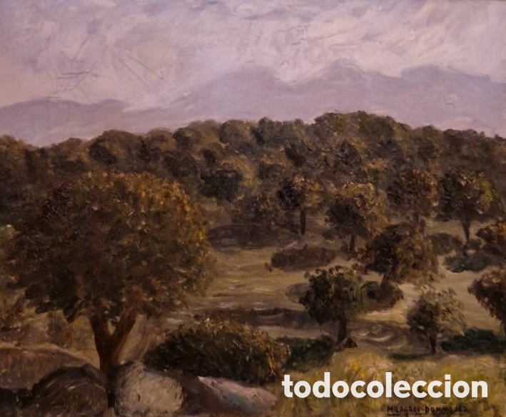 Arte: Encinas - &Oacute;leo sobre lienzo
