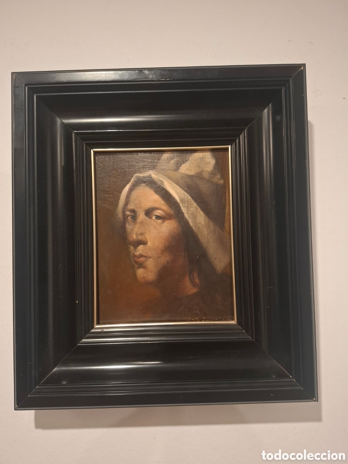 Arte: Oleo sobre tabla del pintor sevillano francisco Gomez43x38