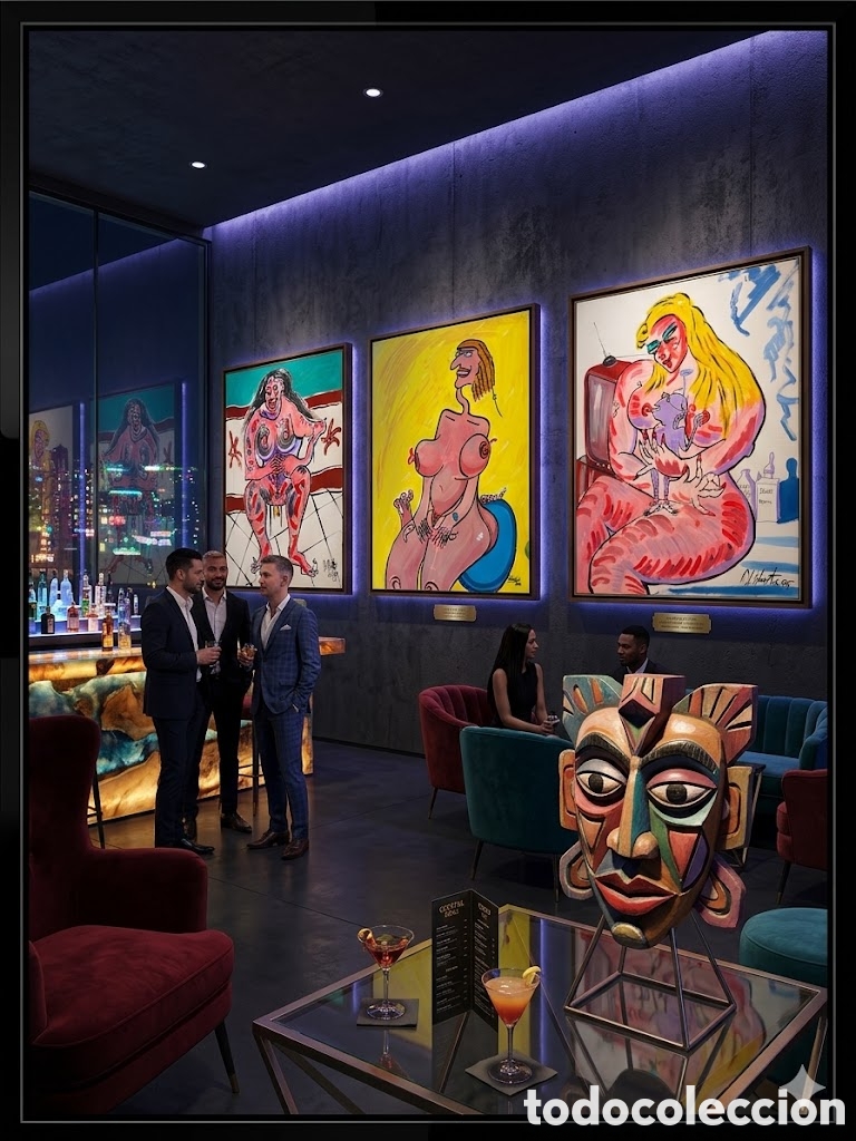 Arte: Tr&iacute;ptico Neo-Expresionista: Colecci&oacute;n de tres obras exclusivas de Pau Xiberta Pla&nbsp;