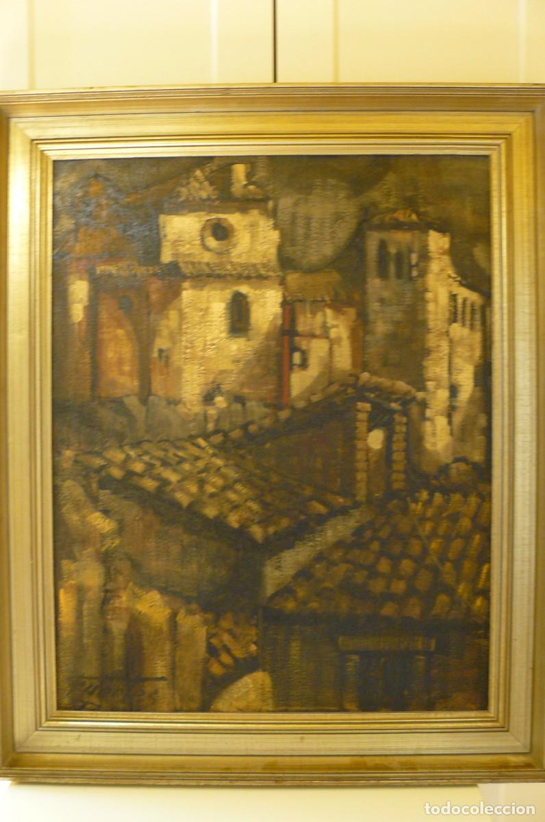 Arte: OLEO SOBRE ARPILLERA FINA BONITA PINTURA
