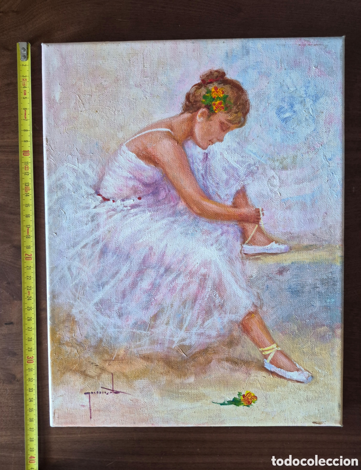 Arte: Gumersindo vila, oleo o mixta sobre lienzo.firmado