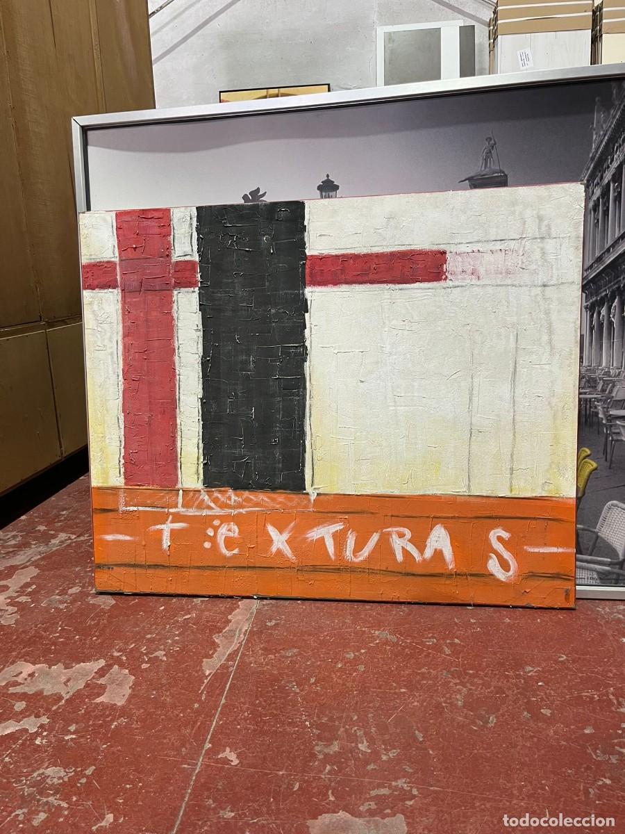 Arte: Cuadro Abstracto de Gran Formato con Textura - Ideal para Sal&oacute;n