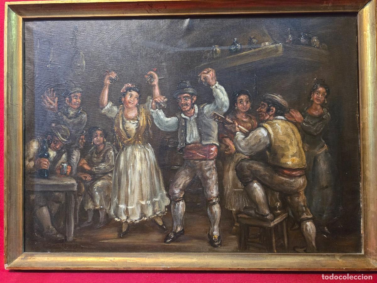 Arte: PINTURA OLEO SOBRE LIENZO FIRMADA CANELLADA