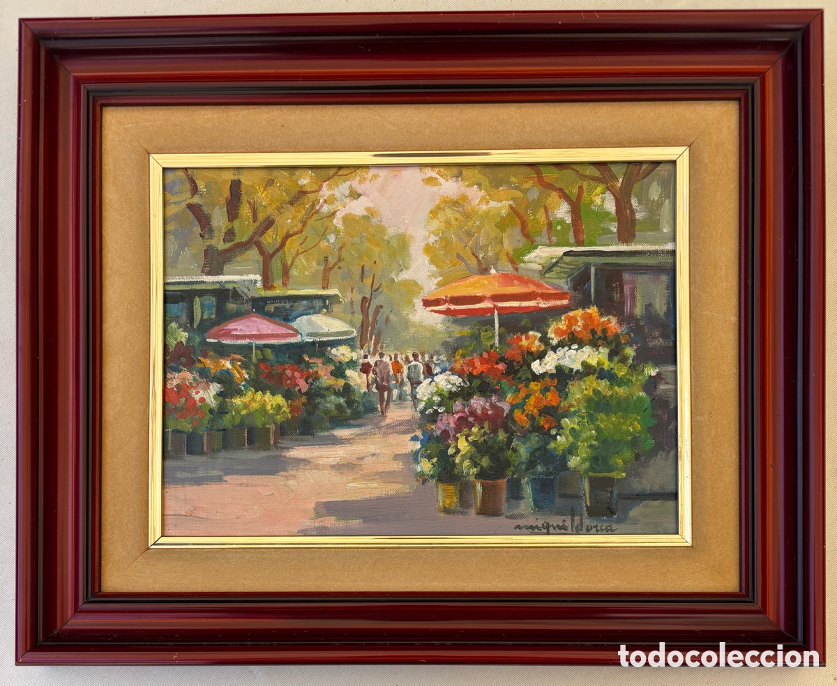 Arte: Miquel Dorca &Oacute;leo Las Ramblas de Barcelona