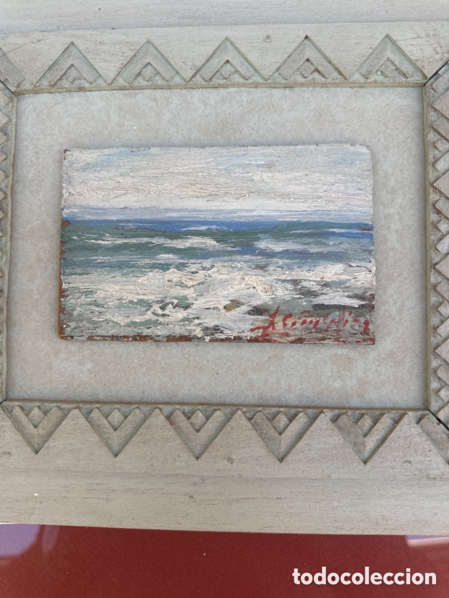 Arte: Blanes, 1950, escuela espa&ntilde;ola, paisaje Mediterr&aacute;neo