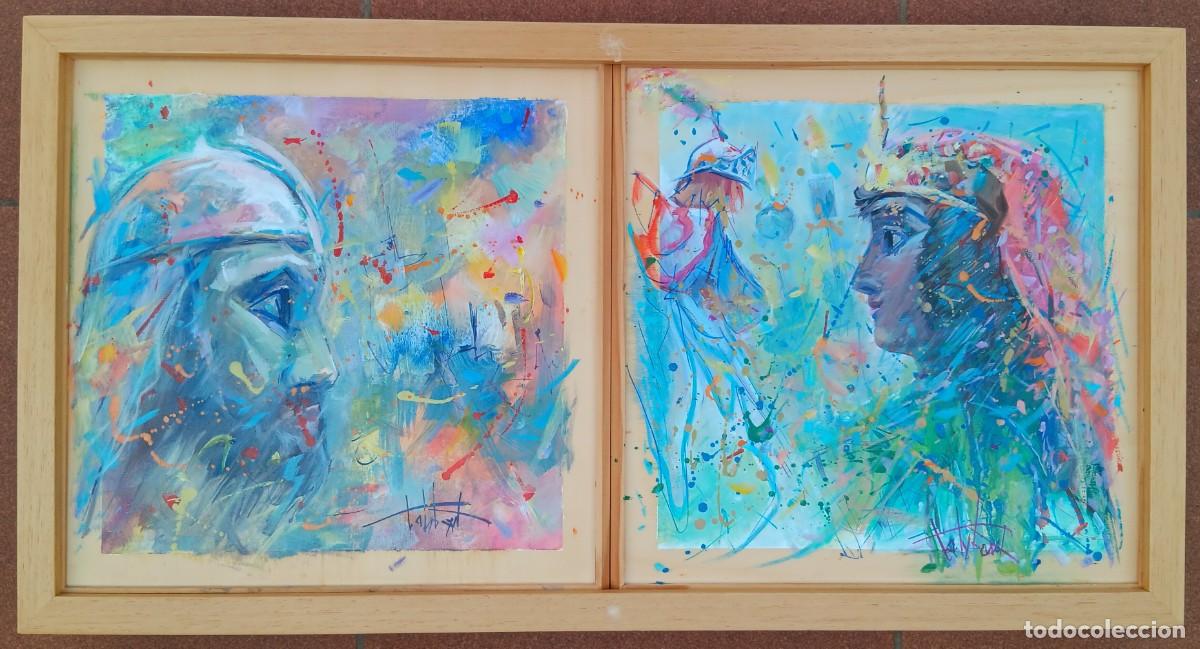 Arte: TALYBONT - OLEO SOBRE TELA - GEGANTS PATUM - 2019 - ENMARCADO 63 X 33 X 4 - FIRMADO Y CERTIFICADO.