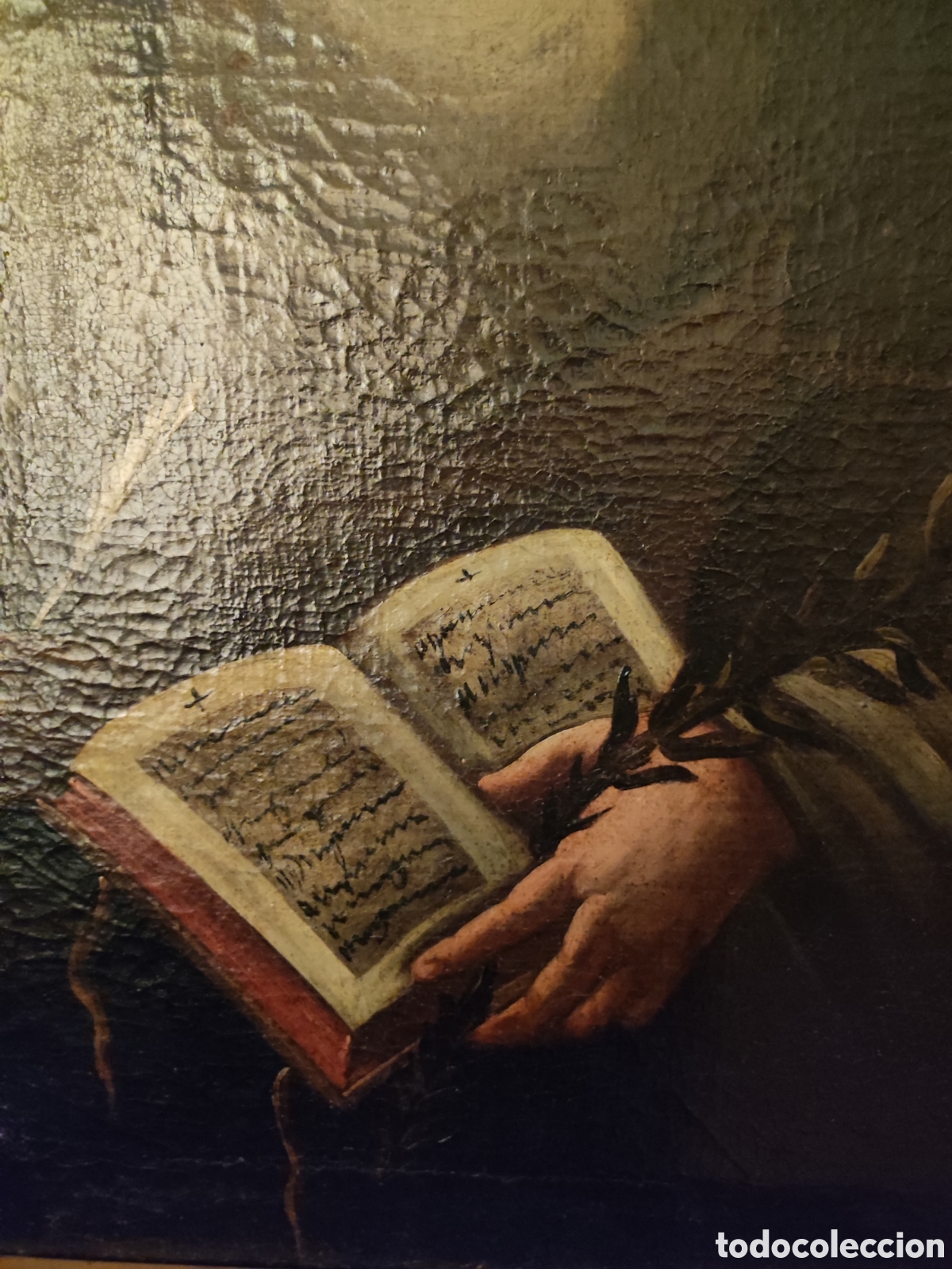 Arte: Fraile orante con &aacute;ngel - Foto 3