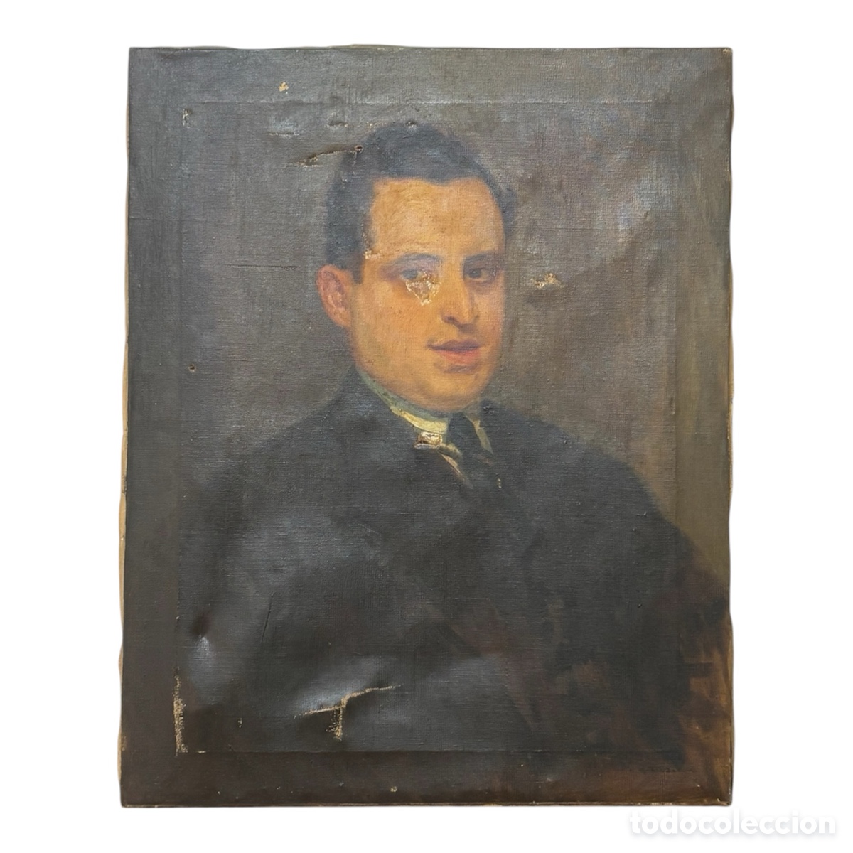 Arte: Retrato masculino Circa 1.890.