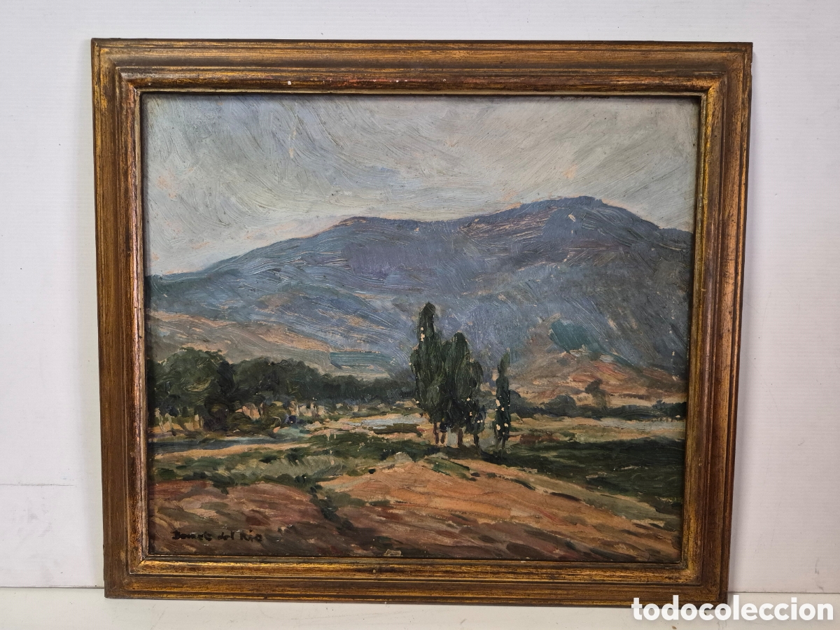 Arte: Josep Bonet del Rio ( 1889-1965 ) oleo/carton duro