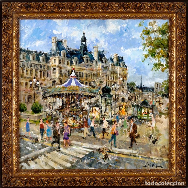 Arte: Josep Costa Vila &Oacute;leo/collage Carrusel Hotel de Paris