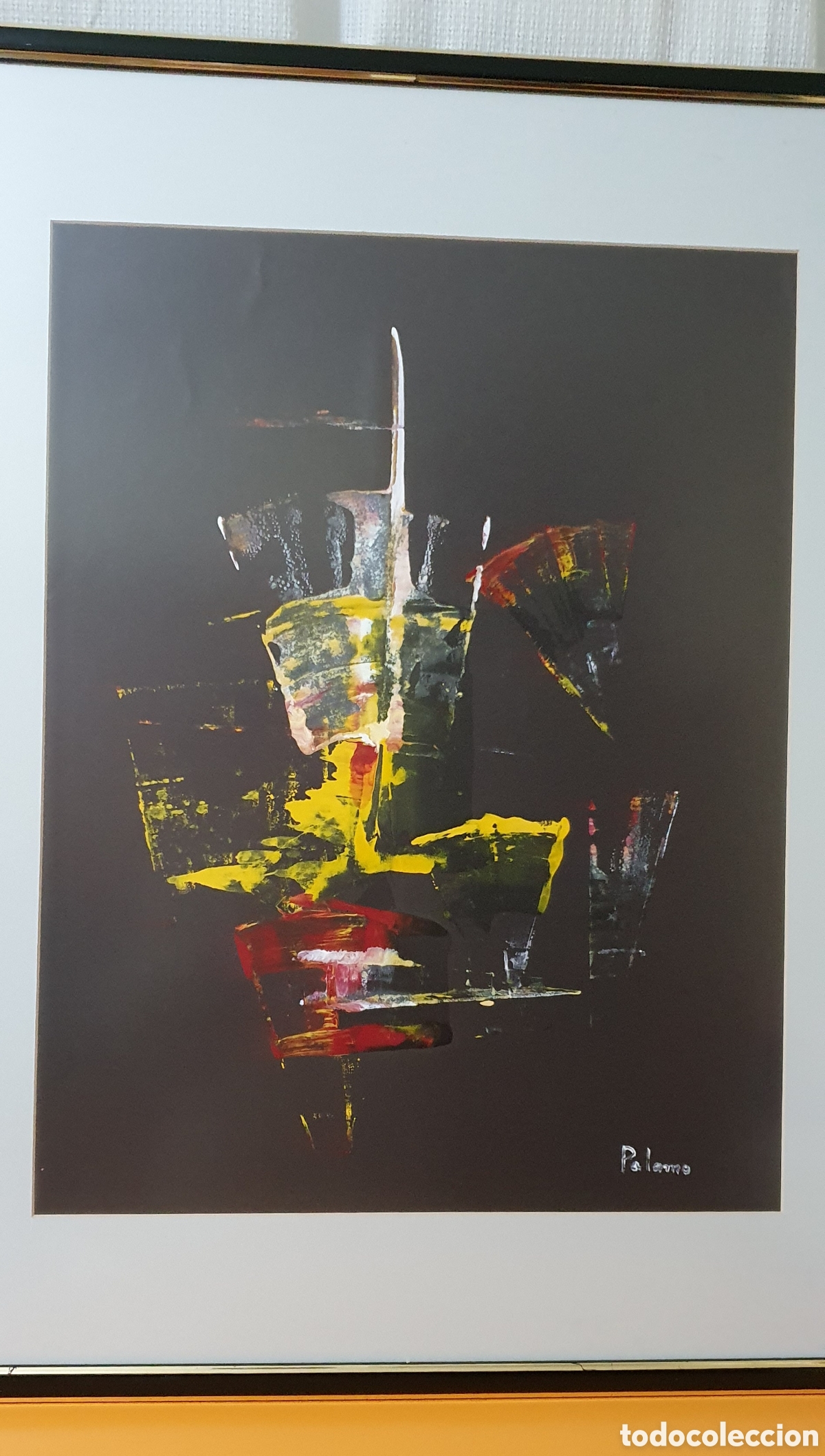 Kunst: Torero Sebasti&aacute;n Palomo Linares, cuadro abstracto