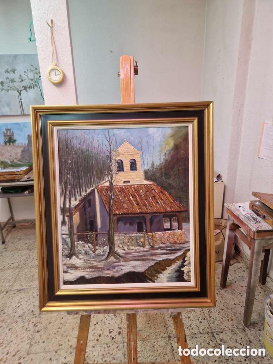 Arte: Ermita - &Oacute;leo sobre lienzo - Foto 2
