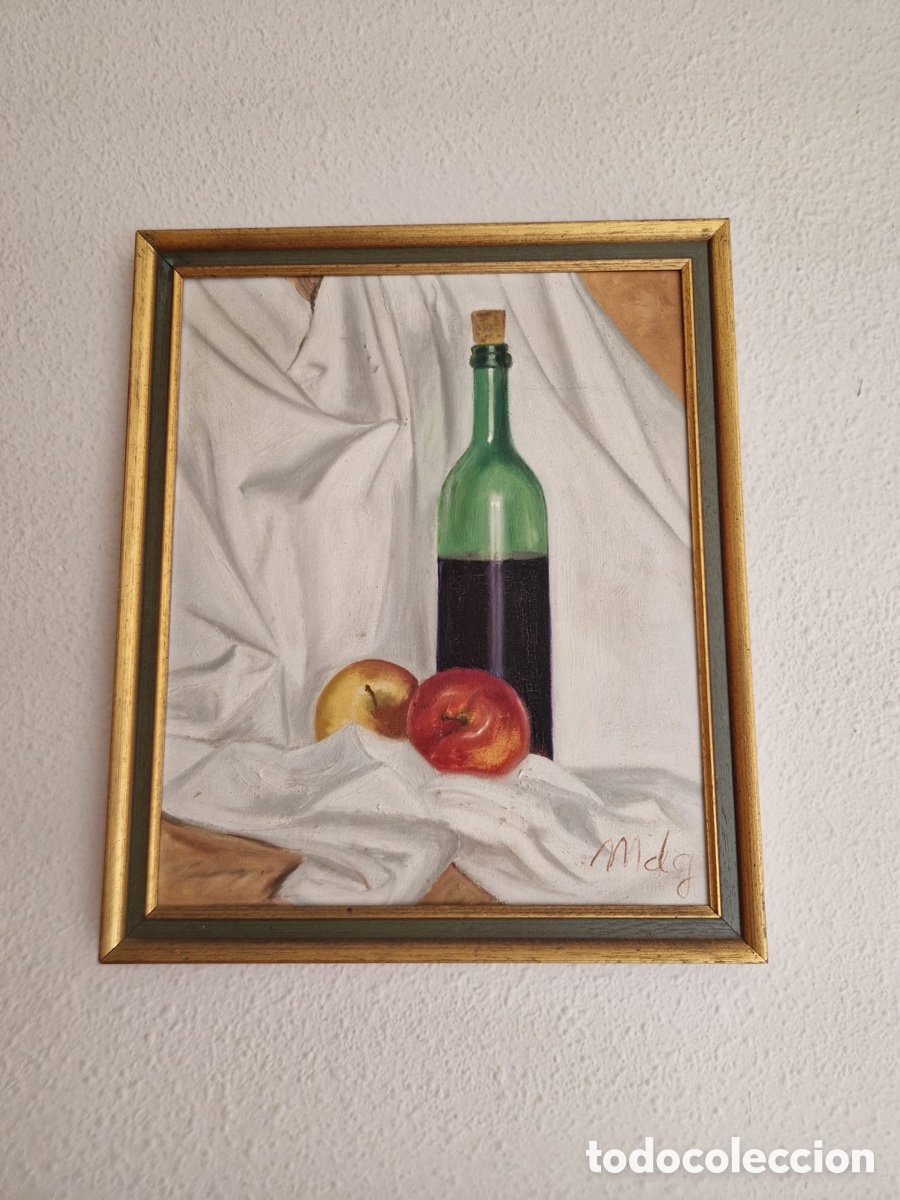 Arte: Manzanas - &Oacute;leo sobre lienzo - Foto 2