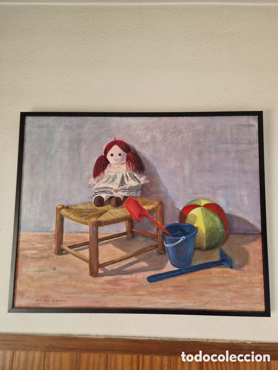 Arte: Juguetes - &Oacute;leo sobre lienzo - Foto 2