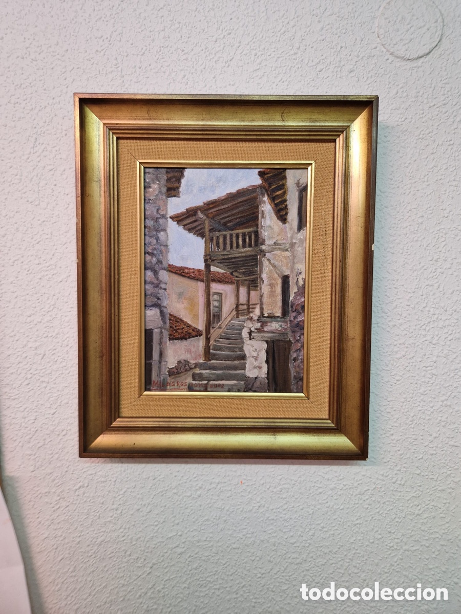 Arte: Casa rural - &Oacute;leo sobre lienzo - Foto 2