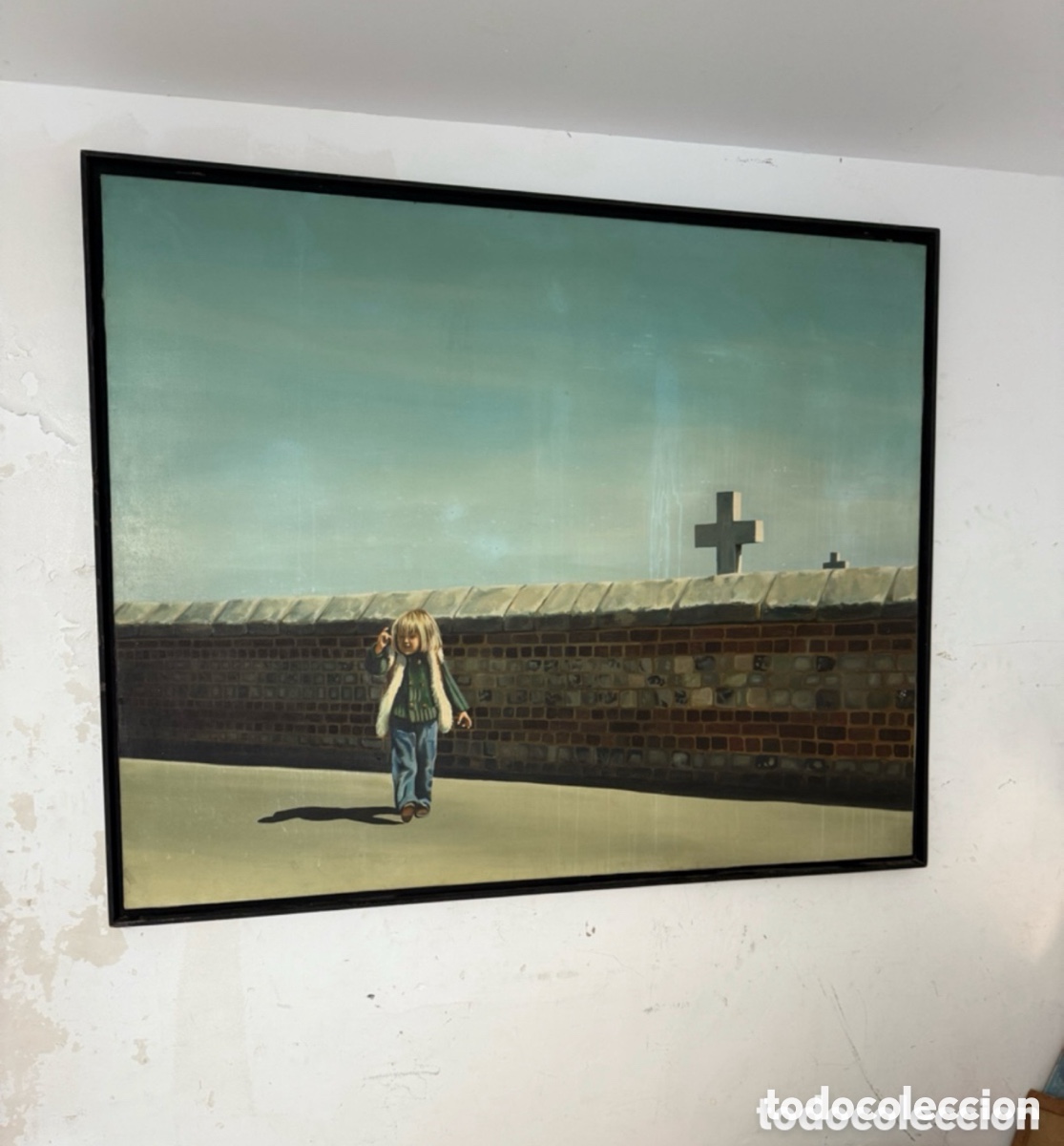 Arte: Antoni Taul&eacute; 1974. &Oacute;leo expuesto Par&iacute;s y Barcelona.