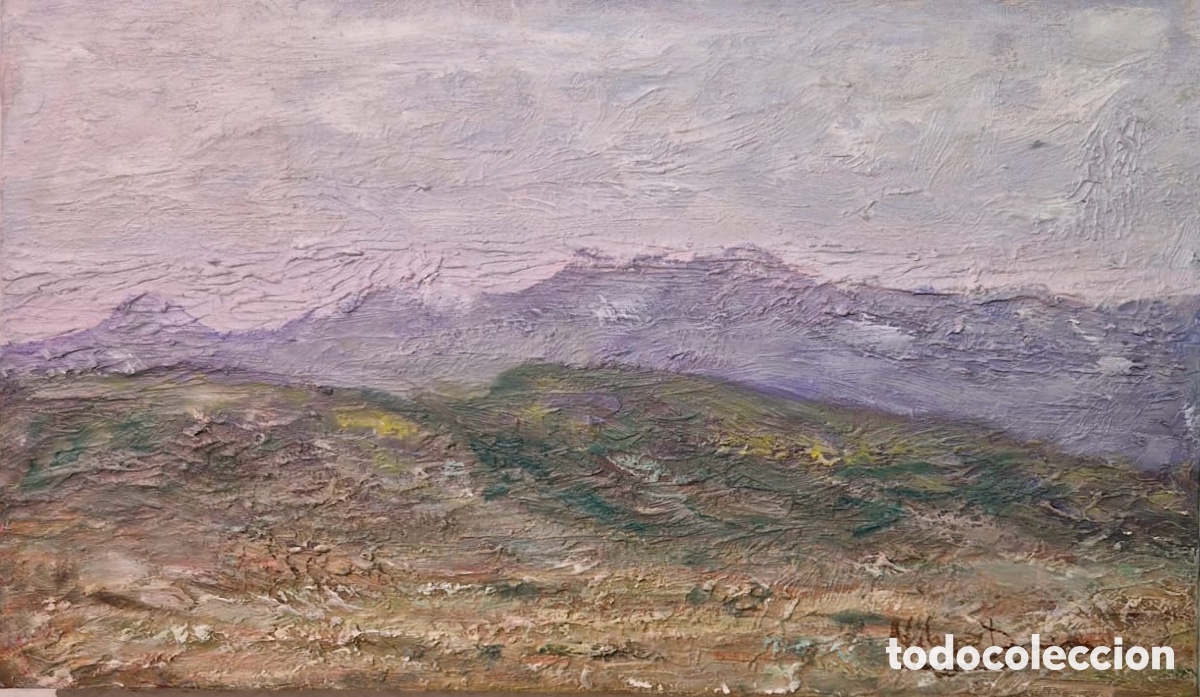 Arte: Sierra de &Aacute;vila - &Oacute;leo sobre lienzo