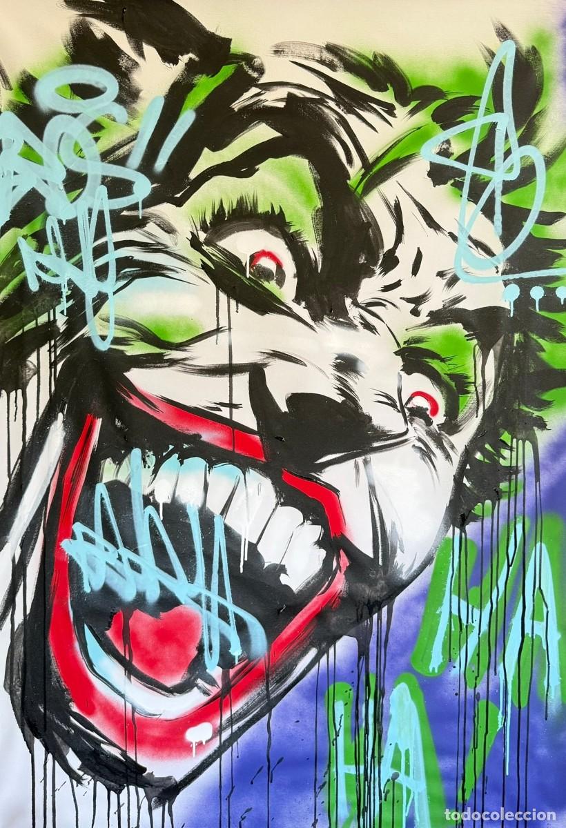 Arte: FREDA PEOPLE - ACR&Iacute;LICO SOBRE LIENZO - JOKER XXL 150x105 CM.