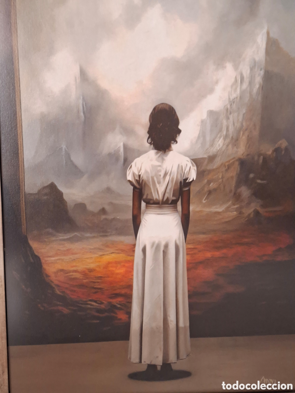 Arte: Mirando el paisaje. &oacute;leo sobre lienzo contempor&aacute;nea. M. R ARROYO