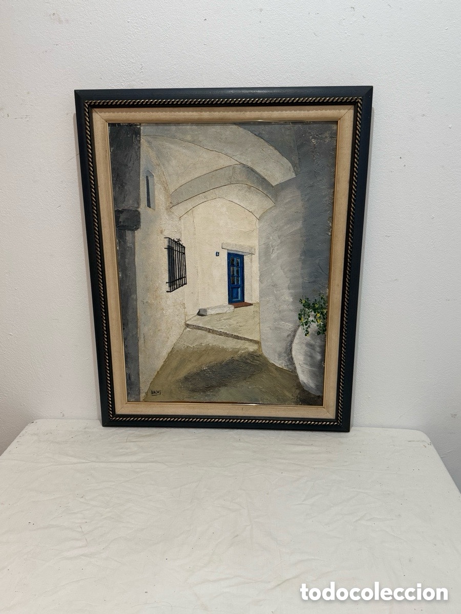 Arte: Jos&eacute; Bach R&iacute;u (1928) &rdquo;Menorca&rdquo; 1978 &oacute;leo sobre lienzo firmado Bachs
