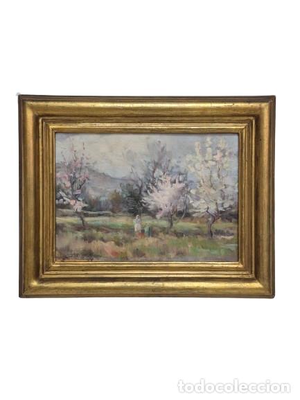 Arte: Josep Olivet Legares (Olot, 1887 &ndash; Barcelona, ​​1956) - Paisaje, Barna 1926 - &Oacute;leo sobre Tela