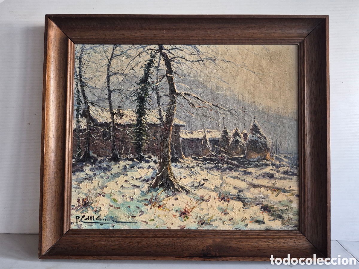 Arte: PERE COLLDECARRERA, OLEO/LIENZO, LA MOIXINA, . FIRMADO Y TITULADO.