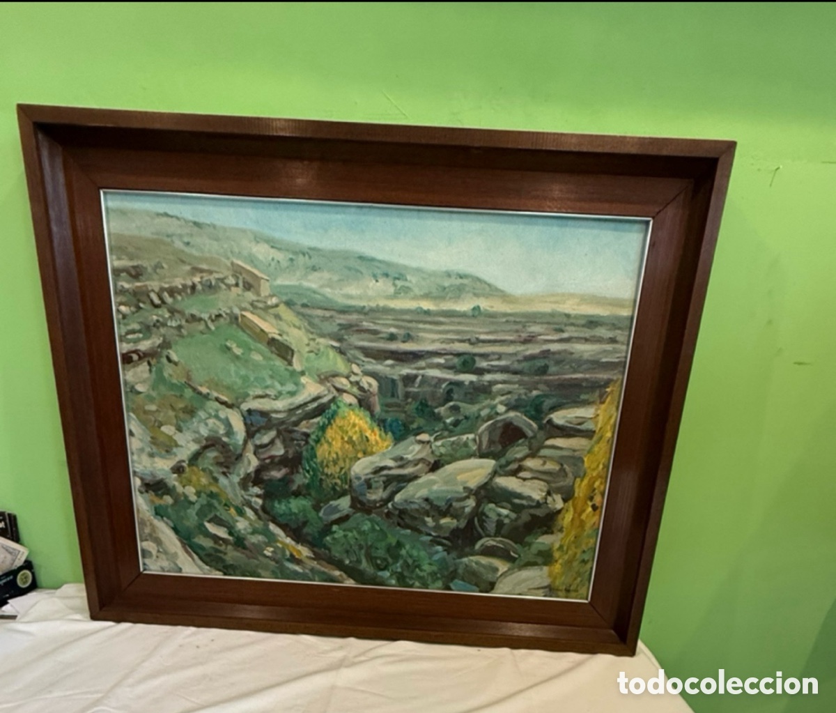 Kunst: Antonio Hervas Amezcua (Ja&eacute;n 1951) &oacute;leo sobre lienzo firmado y etiquadao. Medidas ( 96X74 cm).