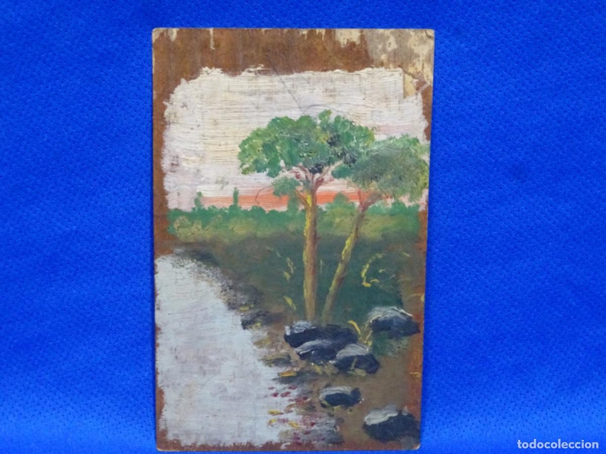 Arte: &Oacute;LEO SOBRE POSTAL ANONIMO. SIN CIRCULAR. PAISAJE.