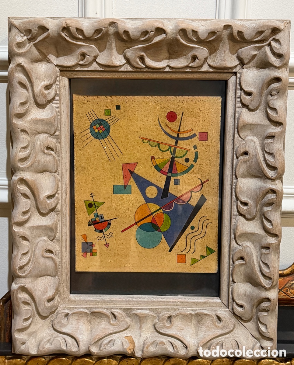 Arte: Composici&oacute;n abstracta. Escuela de Wassily Kandinsky. Siglo XX.