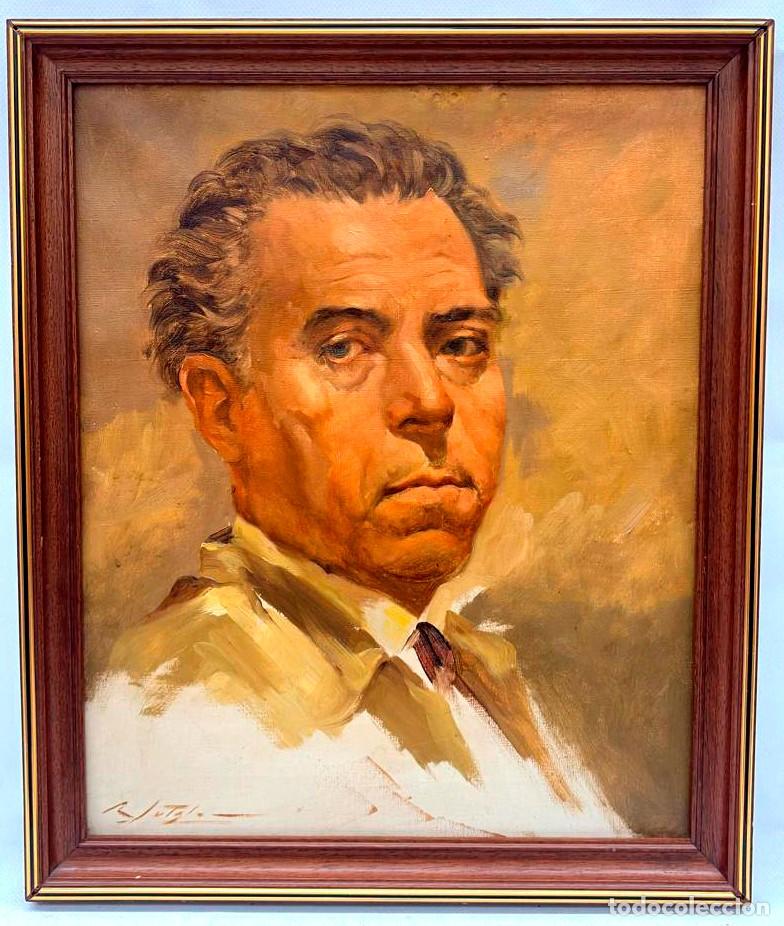 Arte: RAFAEL JUTGLAR PUJOL (Badalona, 1889 - Barcelona, 1961) OLEO SOBRE TELA. AUTORETRATO DEL ARTISTA