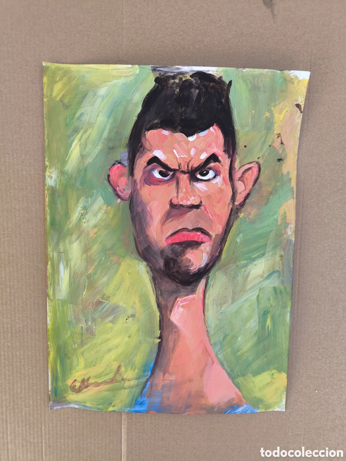 Kunst: Cristiano Ronaldo ( art ) hecho a mano
