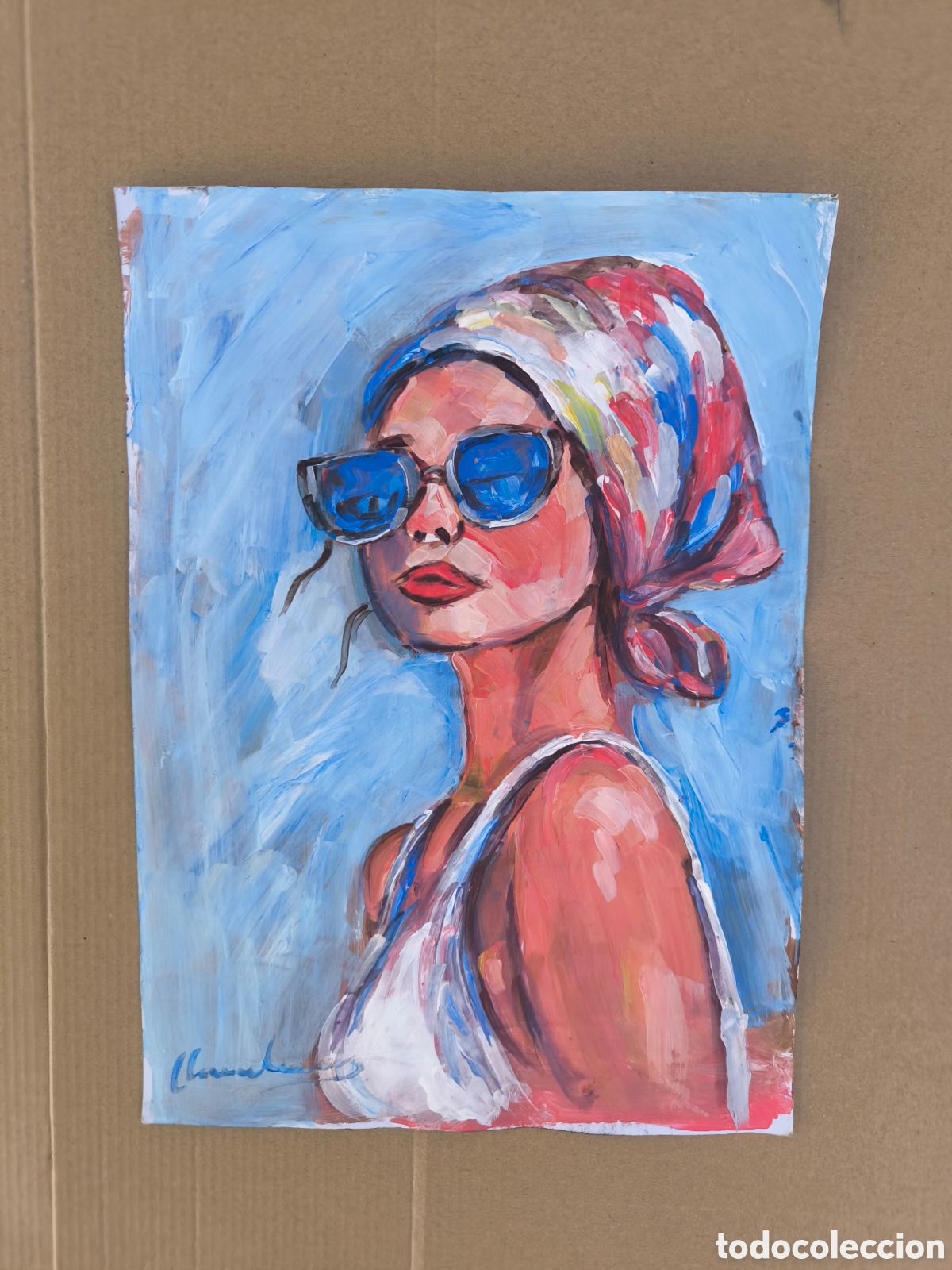 Kunst: Chica con estilo veraniego ( art )