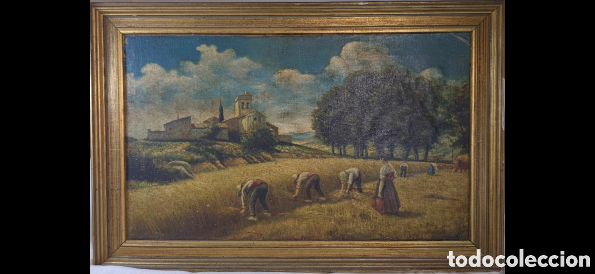 Arte: Paisaje Costumbrista Anonimo s.XIX