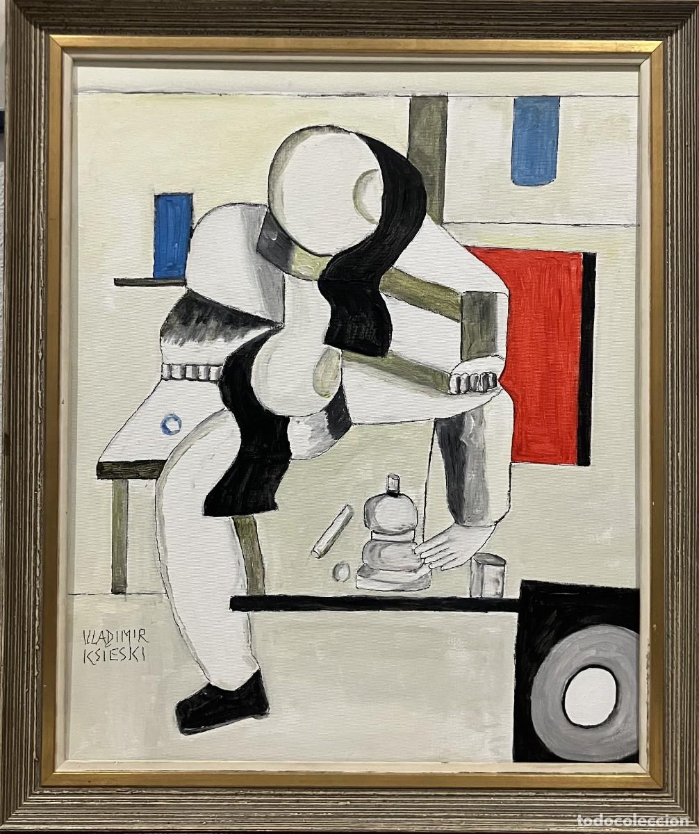 Arte: DOS MUJERES ILUSIONES ABSTRACTO de V.KSIESKI 2024