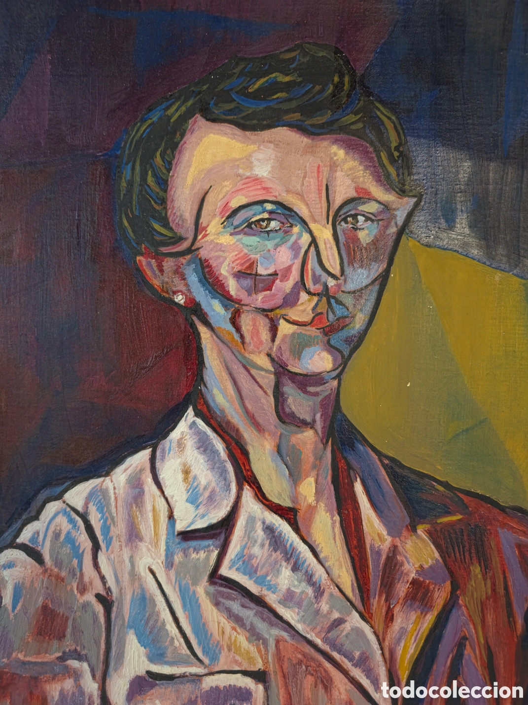 Arte: Pintura surrealista firmada M. Guill&eacute;
