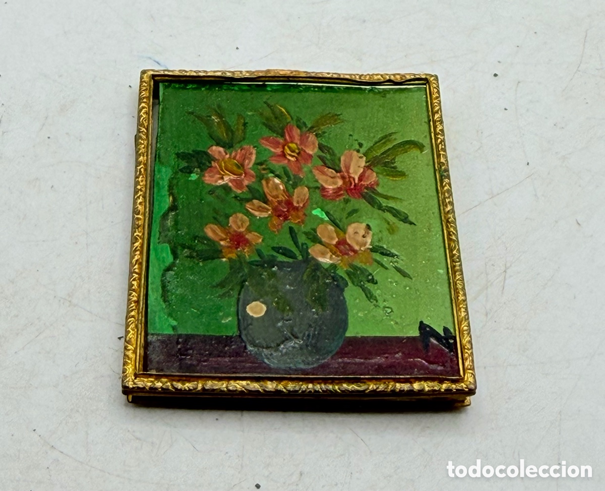 Arte: Antiguo Marco con Bodeg&oacute;n Pintado - Foto 2