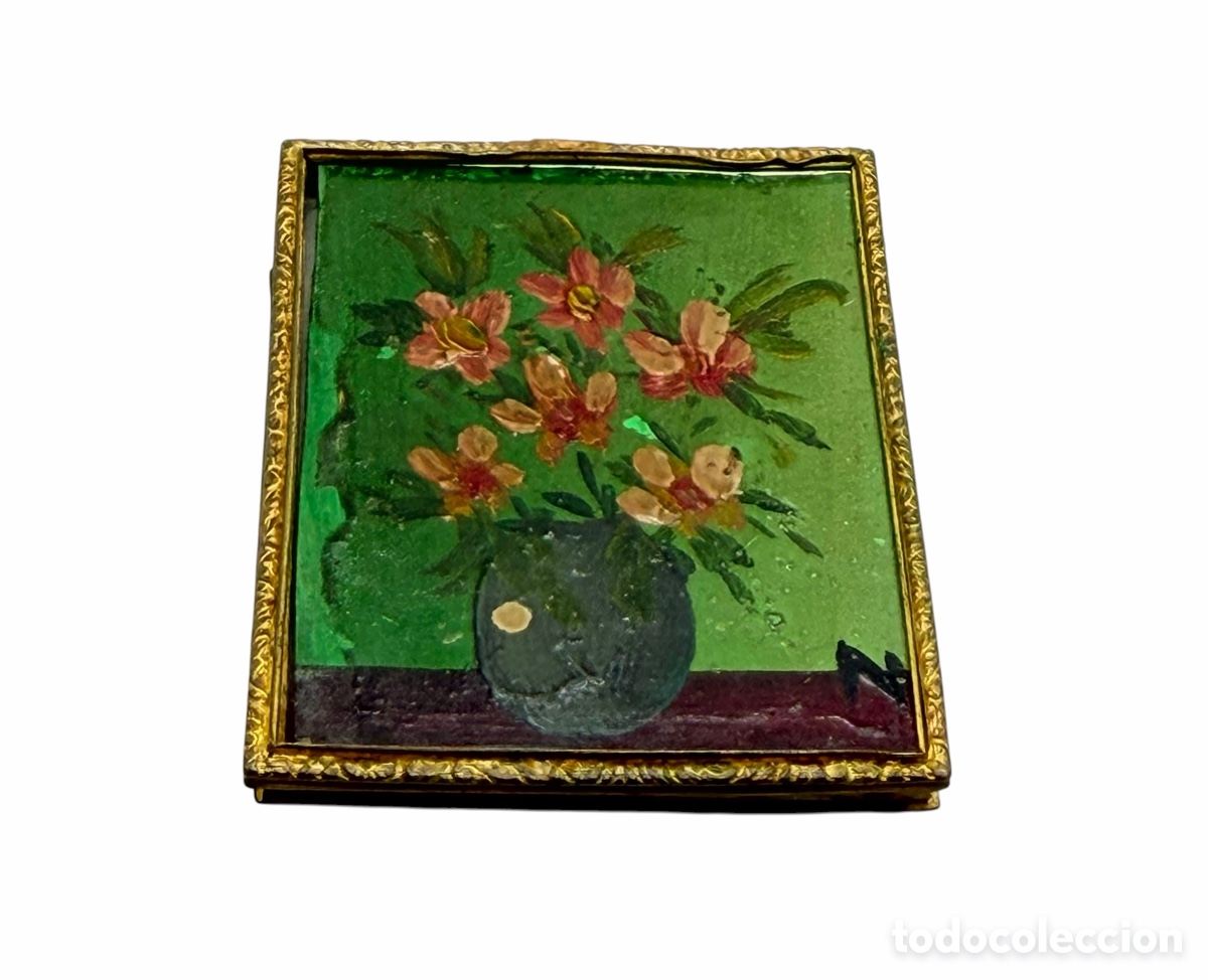 Kunst: Antiguo Marco con Bodeg&oacute;n Pintado