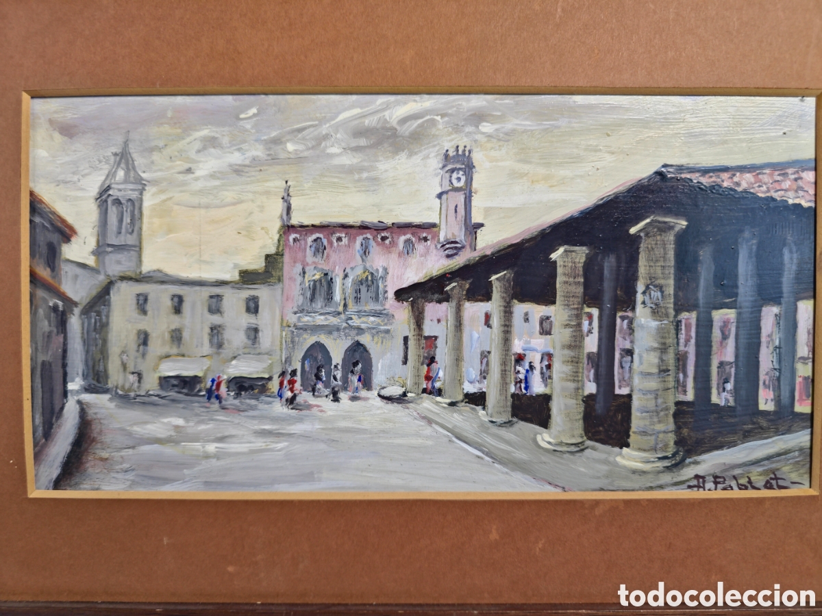 Arte: Paisaje de la Porxada Granollers por Albert Poblet