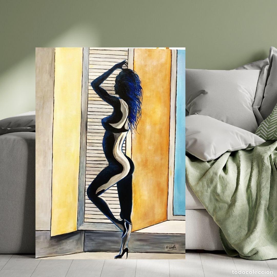 Arte: Desnudo en la ventana obra de Mercedes Gilaberte