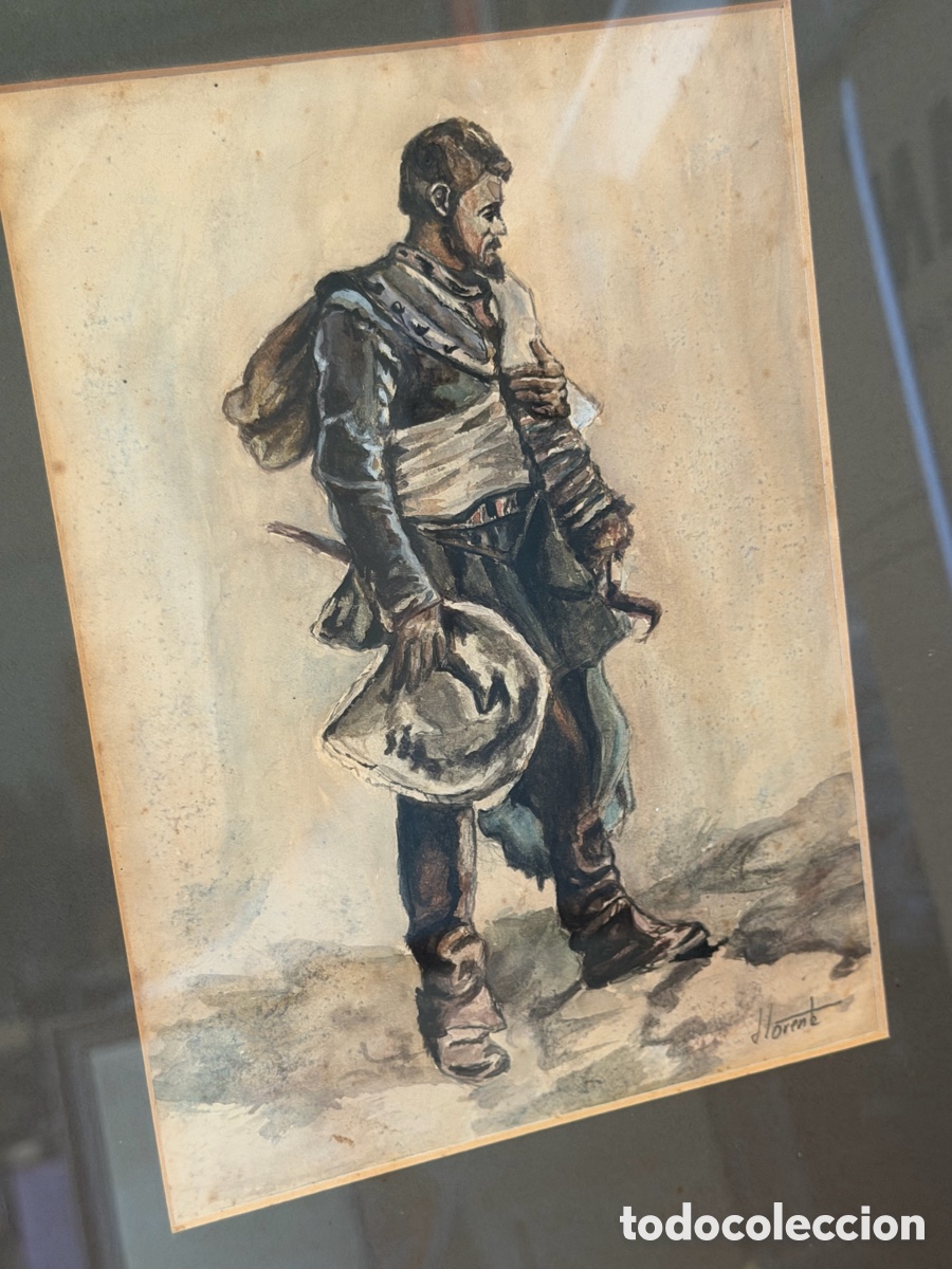 Arte: Acuarela original firmada Llorente - Foto 2
