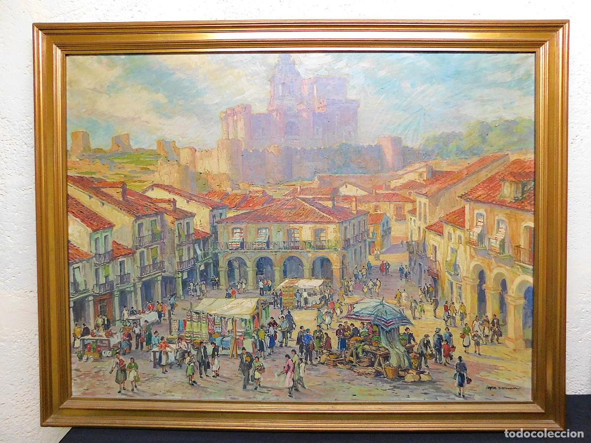 Art: &Oacute;LEO SOBRE TELA - RAM&Oacute;N L&Oacute;PEZ MU&Ntilde;OZ - MERCADO DE TUR&Eacute;GANO
