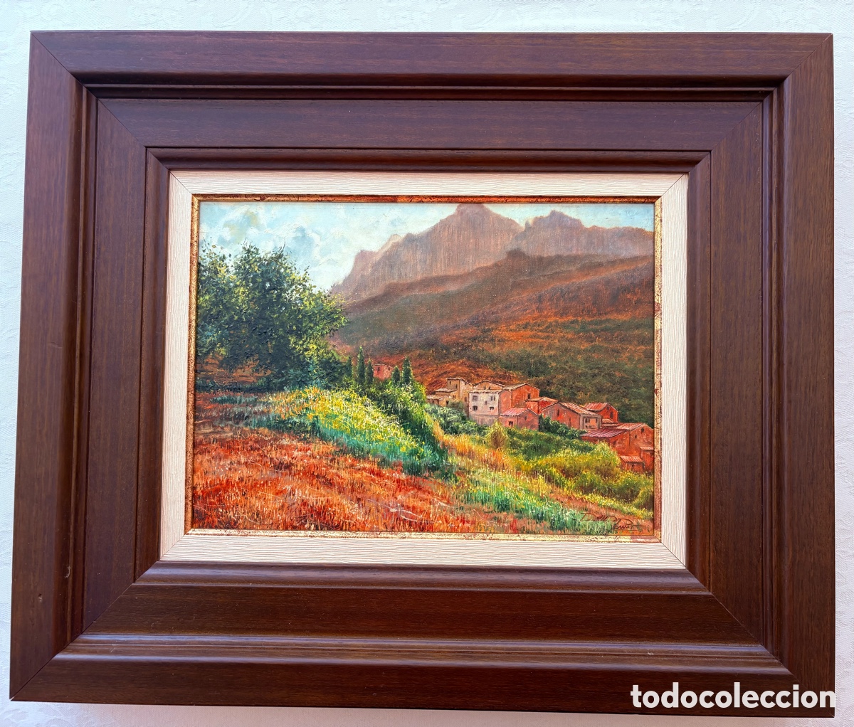 Arte: David Planet cuadro al &oacute;leo Paisaje