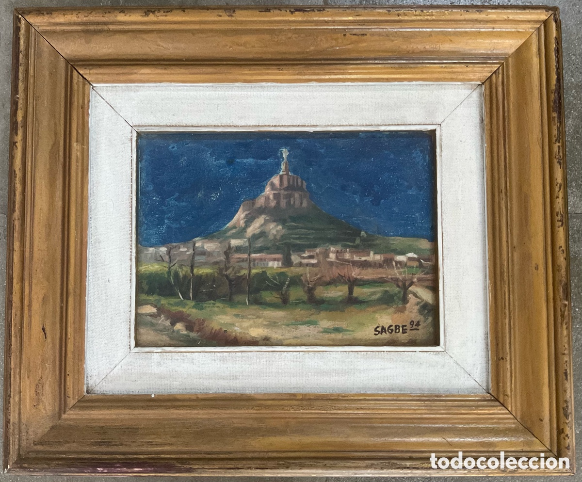 Arte: Salvador Gil B&eacute;jar (SAGBE, 1994) &ndash; &rdquo;Cristo de Monteagudo&rdquo; &ndash; &Oacute;leo sobre lienzo firmado ,titulado