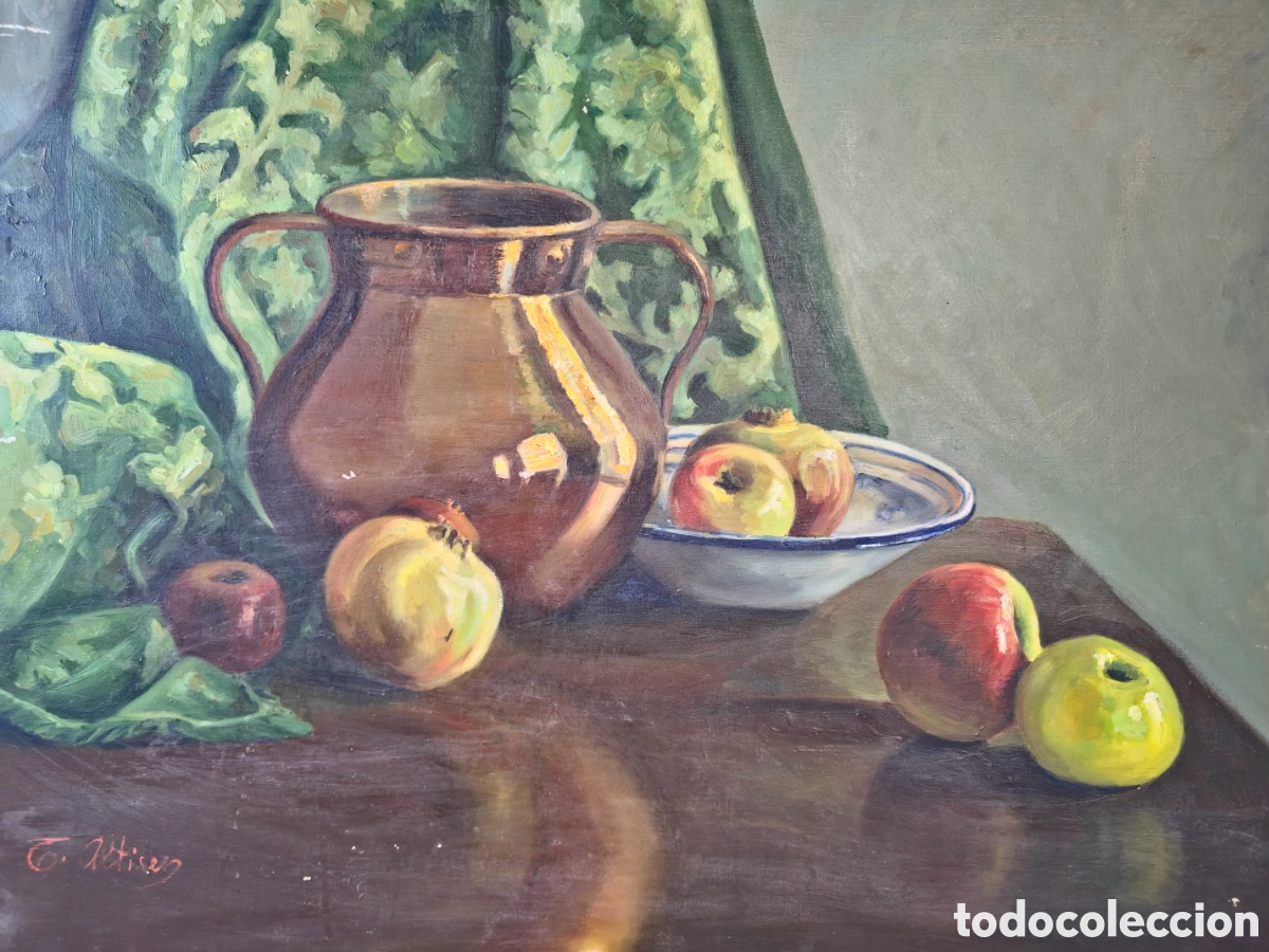 Arte: Bodegon firmado por T. Altisen