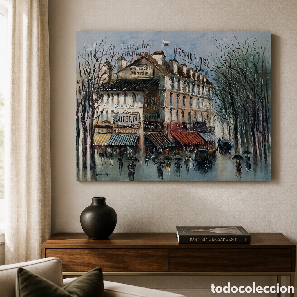Arte: FRANCISCO MORENO ORTEGA . MALAGA . OLEO SOBRE LIENZO MEDIDAS OBRA 65x50 cm