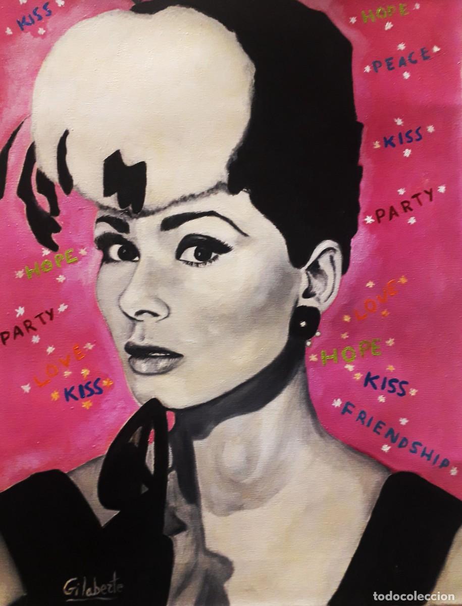 Arte: Audrey hepburn obra de Mercedes Gilaberte