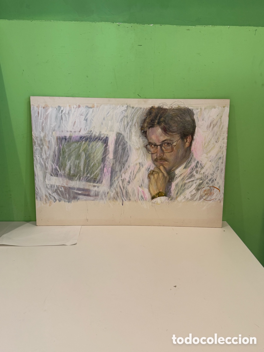 Arte: Carles Prun&eacute;s &ndash; Posible autorretrato, &oacute;leo sobre tablex (78 &times; 54 cm)